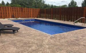 fiberglass pool installation company Bismarck ND
