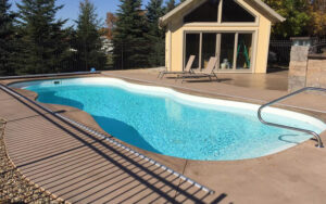 fiberglass pool installation company Williston ND