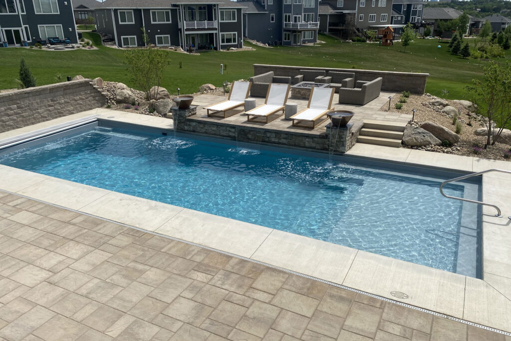 inground pool installation contractor Williston ND