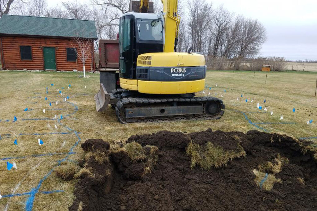 pool excavation and installation Minot ND